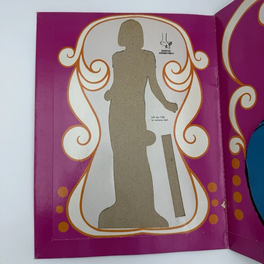 Paper Doll Book‎ Whitman Partially Cut Scrapbooking Decoupage Teen Model 1960s